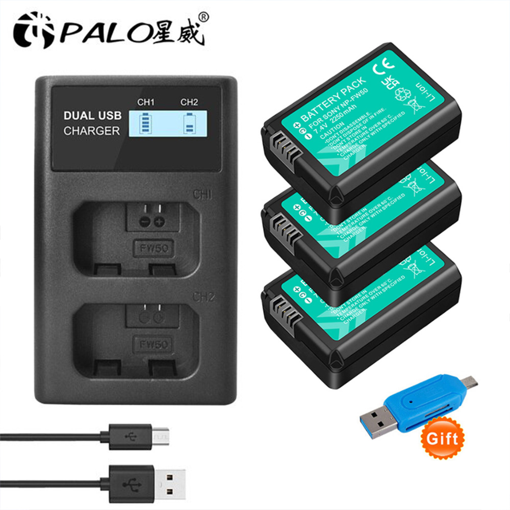 Sony Camera Zv-E10 - 2250mAh NP-FW50 NP FW50 Battery for