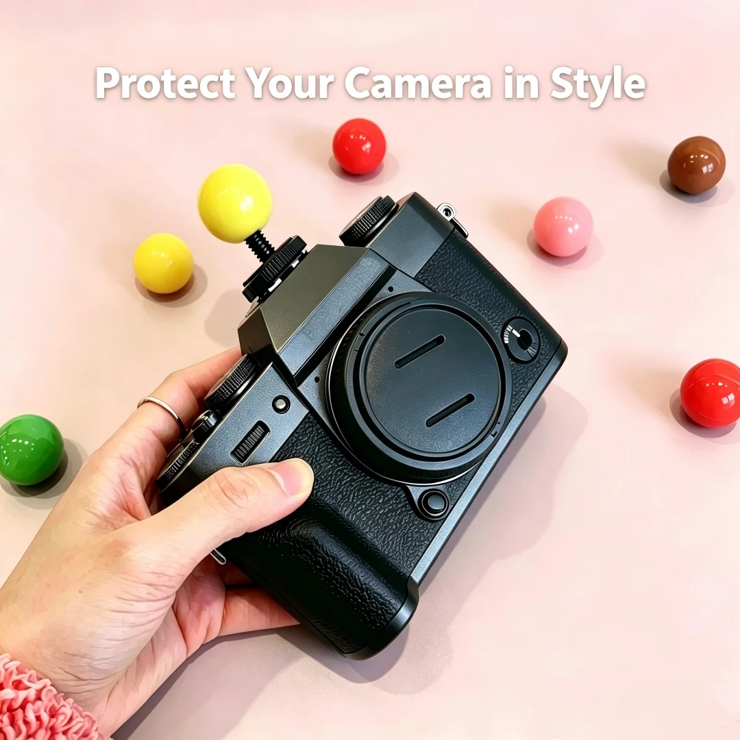 Sony Camera Zv-E10 - Cute Round Ball Hot Shoe Cover