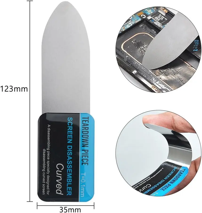 Steel Metal Mobile Phone Curve - Phone Opening Tool ulasan dan harga