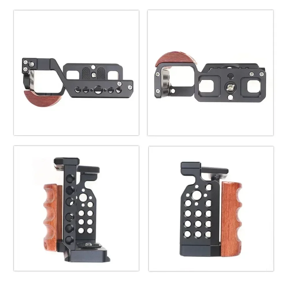 ZVE10 Camera Cage Wooden Side  - Sony Camera Zv-E10 ulasan dan harga