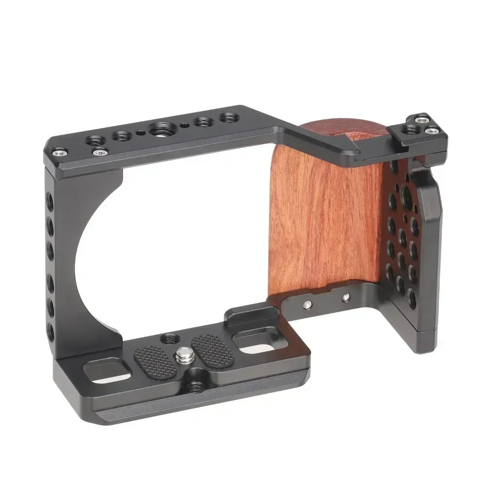 ZVE10 Camera Cage Wooden Side  - Sony Camera Zv-E10 ulasan dan harga